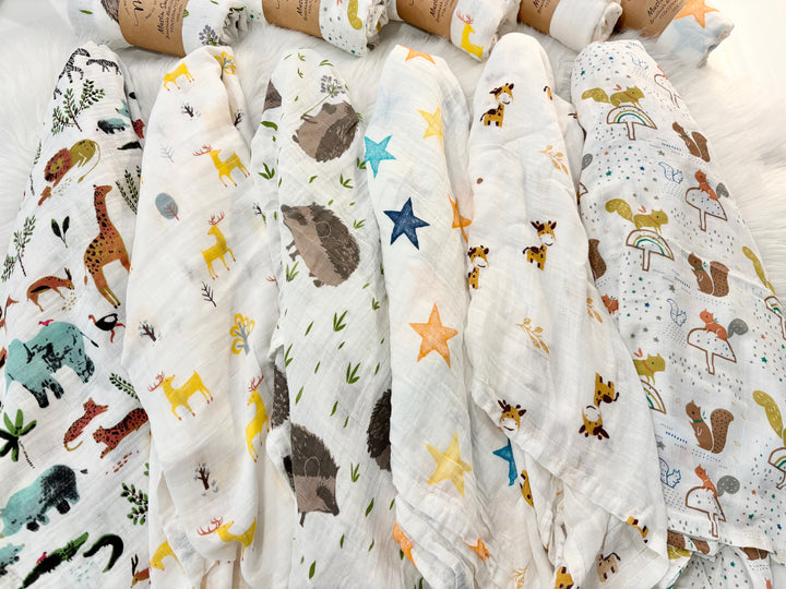 Newborn Muslin Cotton Swaddle Blanket