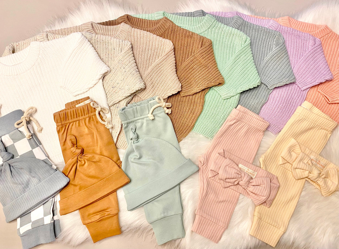 Plain Oversized Baby Toddler Chunky Knit Sweater