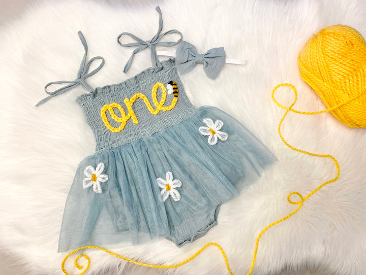 my first bee day happy bee day honey bee birthday yellow boho bee day 1st birthday one custom baby girls first birthday outfit spring summer 1st birthday dress outfit romper yellow daisy flowers first birthday 1st birthday theme tutu dress romper