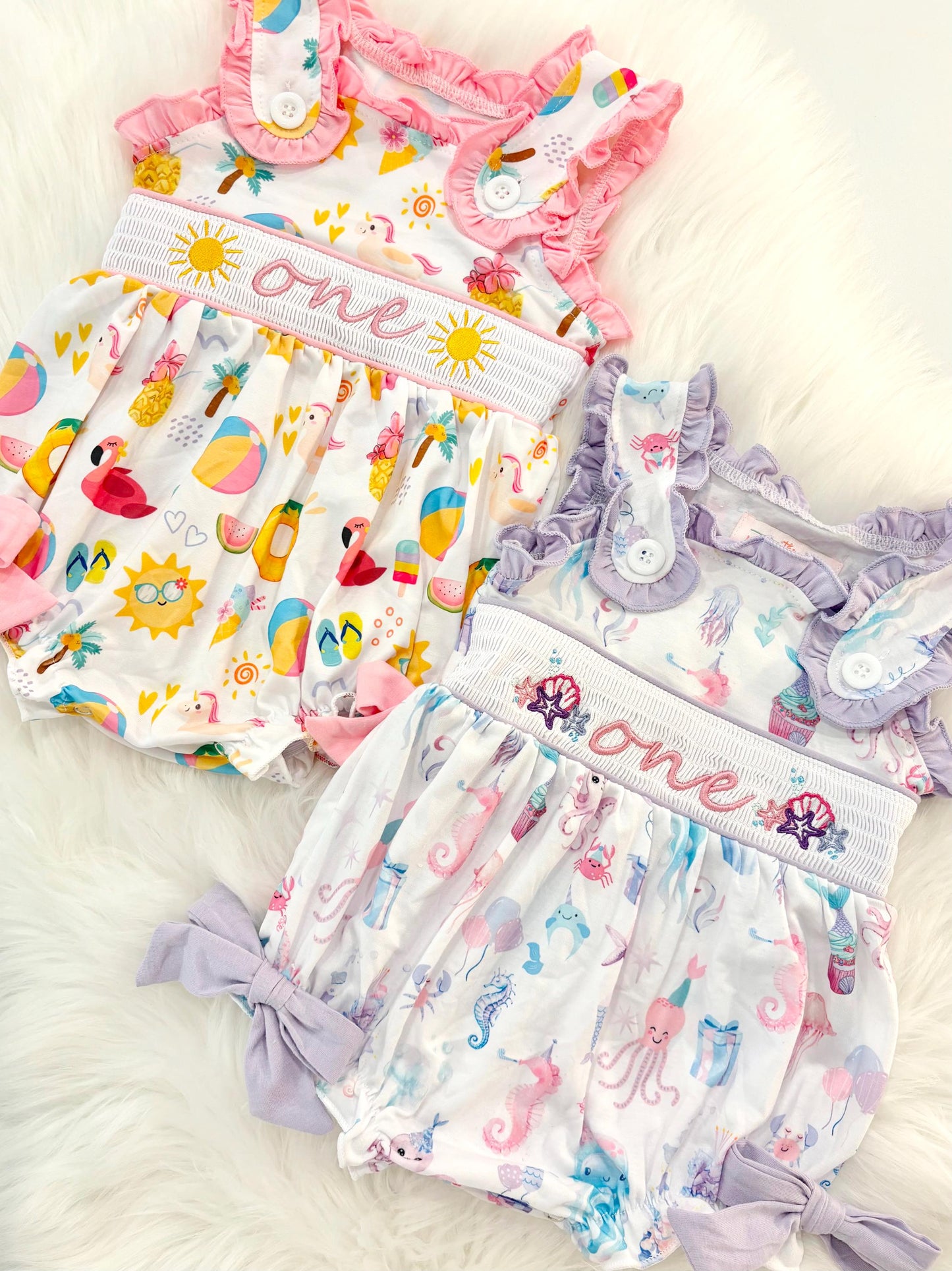 baby girls summer first birthday outfits