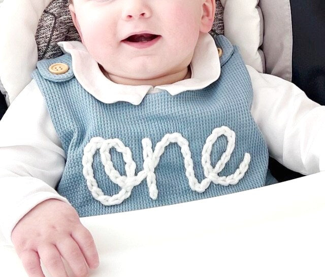 Boys ONE First Birthday Romper Outfit