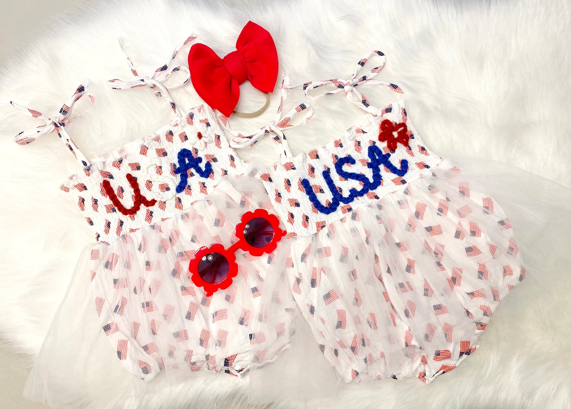 july 4th baby girls first birthday outfit, american flag dress, flag birthday dress outfit romper, usa patriotic red white and blue july 4th 1st birthday outfit dress tutu romper, tulle dress, dress outfit romper with flowers, girls first birthday