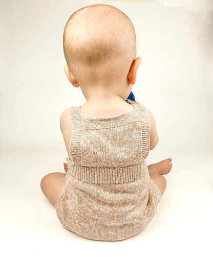 boys neutral tan brown cream beige boho First Birthday Outfit, 1st Birthday romper outfit baby boy, beary first, one happy camper, knitted knit baby romper, winter spring summer birthday, boho neutrals birthday boy suspenders outfit romper