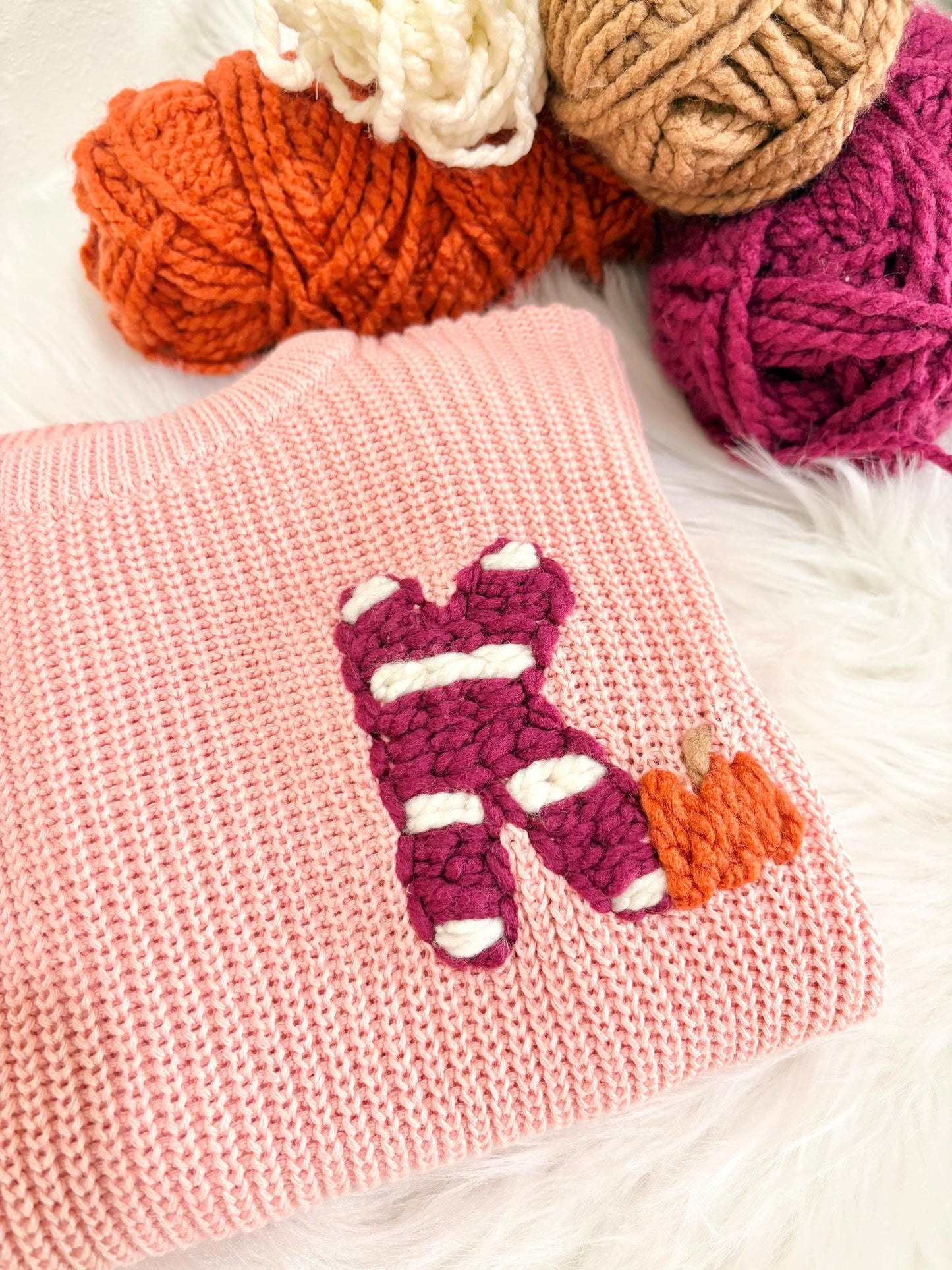 Pink Orange Personalized Monogram Baby and Toddler Fall Pumpkin Sweater, Striped Initial Pumpkin Patch Outfit Toddler Boy Girl Baby Name Pumpkin Sweater, Custom Sweater for Fall Thanksgiving, brown and orange baby sweater with name, chunky knit baby sweater personalized, first thanksgiving, the mod mango