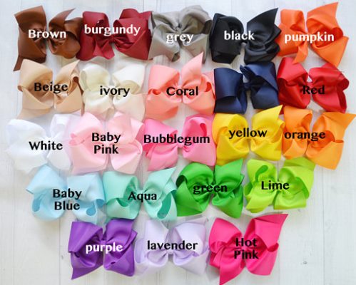 Choose Color - Large Hair Bow Baby Headband