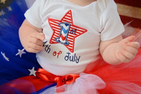 My First 4th of July Tutu Outfit