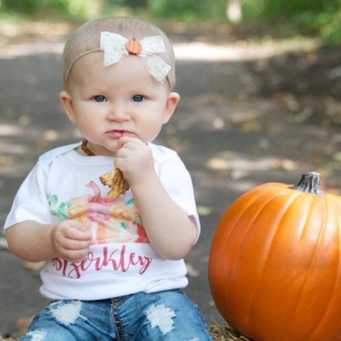 Cutest Pumpkin in the Patch ~ Thanksgiving ~ Personalized ~ Bodysuit or t-shirt 