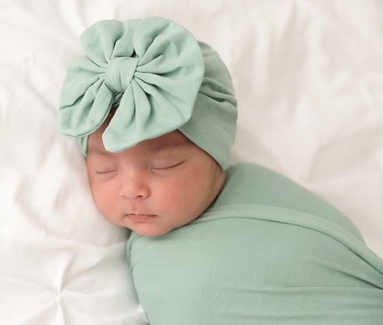 Choose Color - Messy Bow Baby Turban Hat