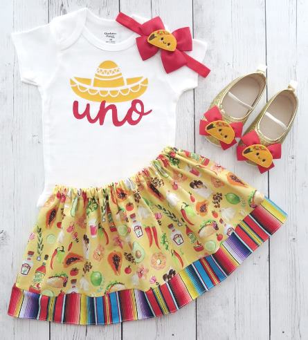 Fiesta First Birthday Outfit