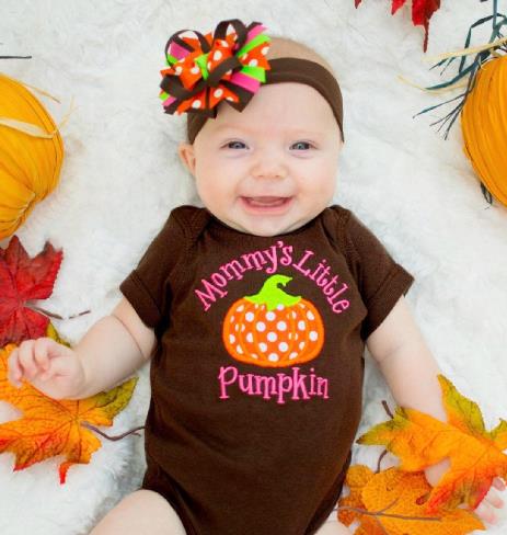 Mommy's Little Pumpkin Fall Bodysuit
