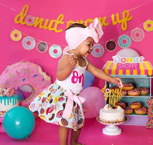 Sprinkle Donuts Birthday Outfit