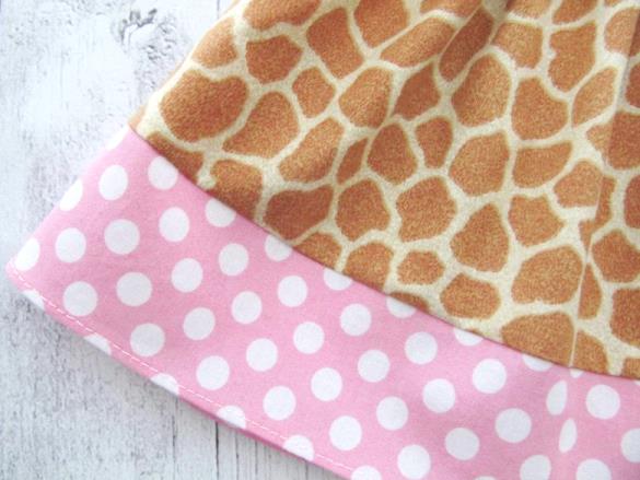 Pink Giraffe Personalized 1st Birthday Outfit
