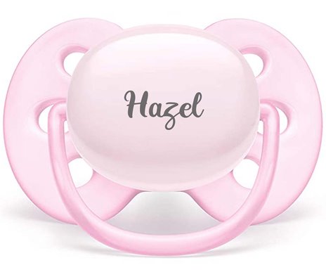 Baby Girls Pink Personalized AVENT Ultra Air Pacifier