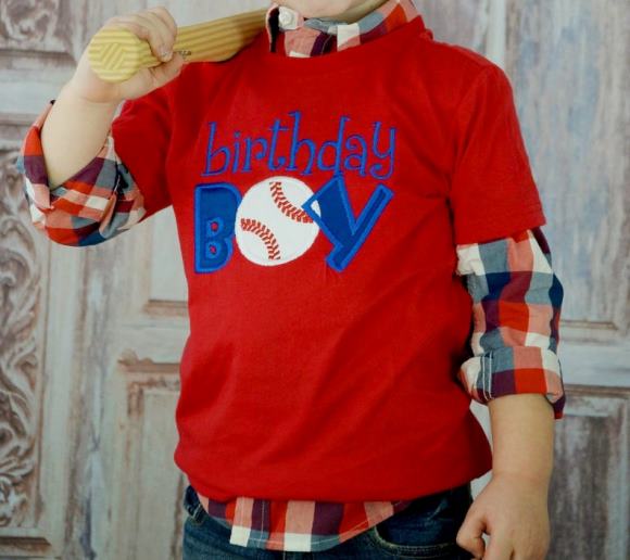 Baseball Birthday Boy Shirt
