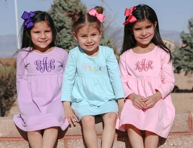 Toddler Girls Personalized Spring Dress