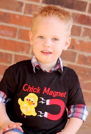 Boys Chick Magnet Easter Shirt