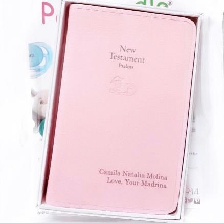 Baby Girls New Testament Personalized Baby Bible