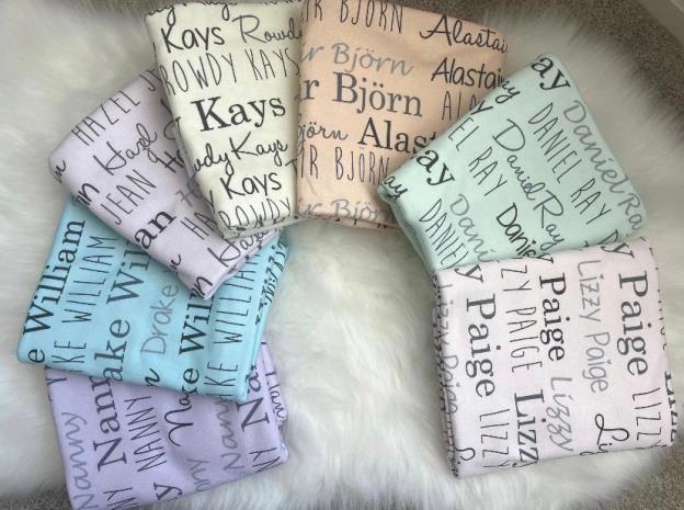 Choose Color - Custom Newborn Swaddle Blanket