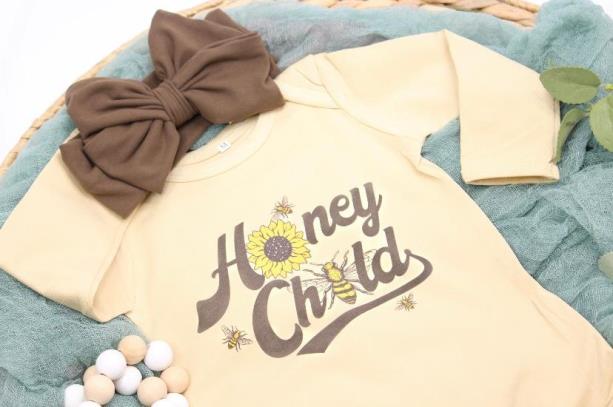 Little Bee Honey Child Newborn Girl Outfit