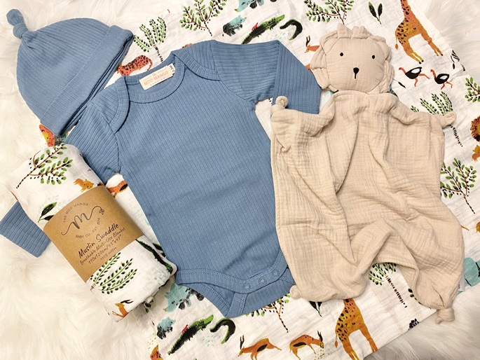 Newborn Boys Safari Baby Shower Gift Set